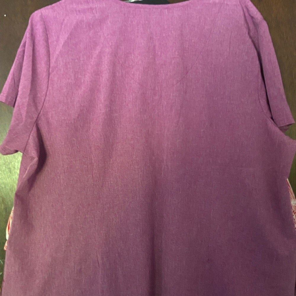 Basic Editions Floral Patterned Top - image 3